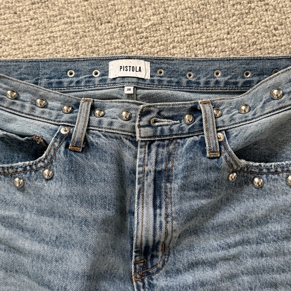 Pistola Lexi satellite studded jeans - Picture 5 of 6